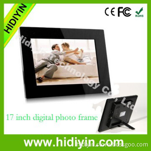17 inch Alarm Clock digital photo frame with mp3 movie music